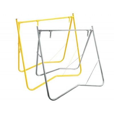 Road Safety Outdoor Australian Standard Metal 900x600mm Yellow Swing Stand